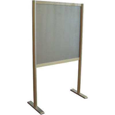 Systemstellwand R8 mit Holzfu